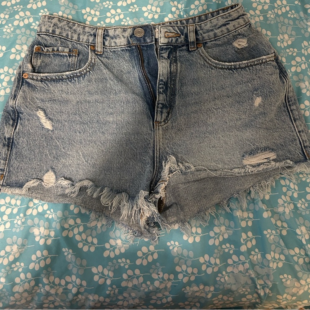 garage festival shorts emery blue